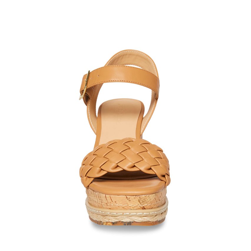 Sandalias Tacones Steve Madden Jitney Camel Mujer Marrones | ES LX86E3